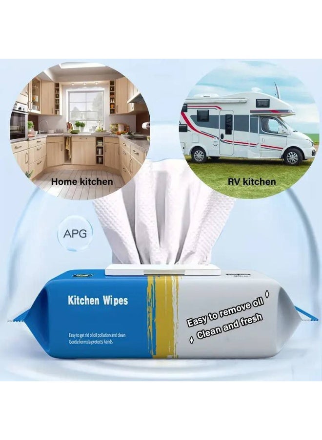 Grease-Removing Wipes, 80 Wipes - Image 1